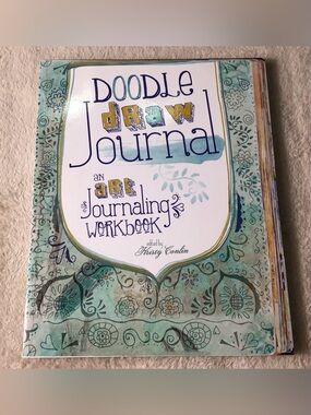 Doodle Draw Journal - Teal Art Journaling Workbook